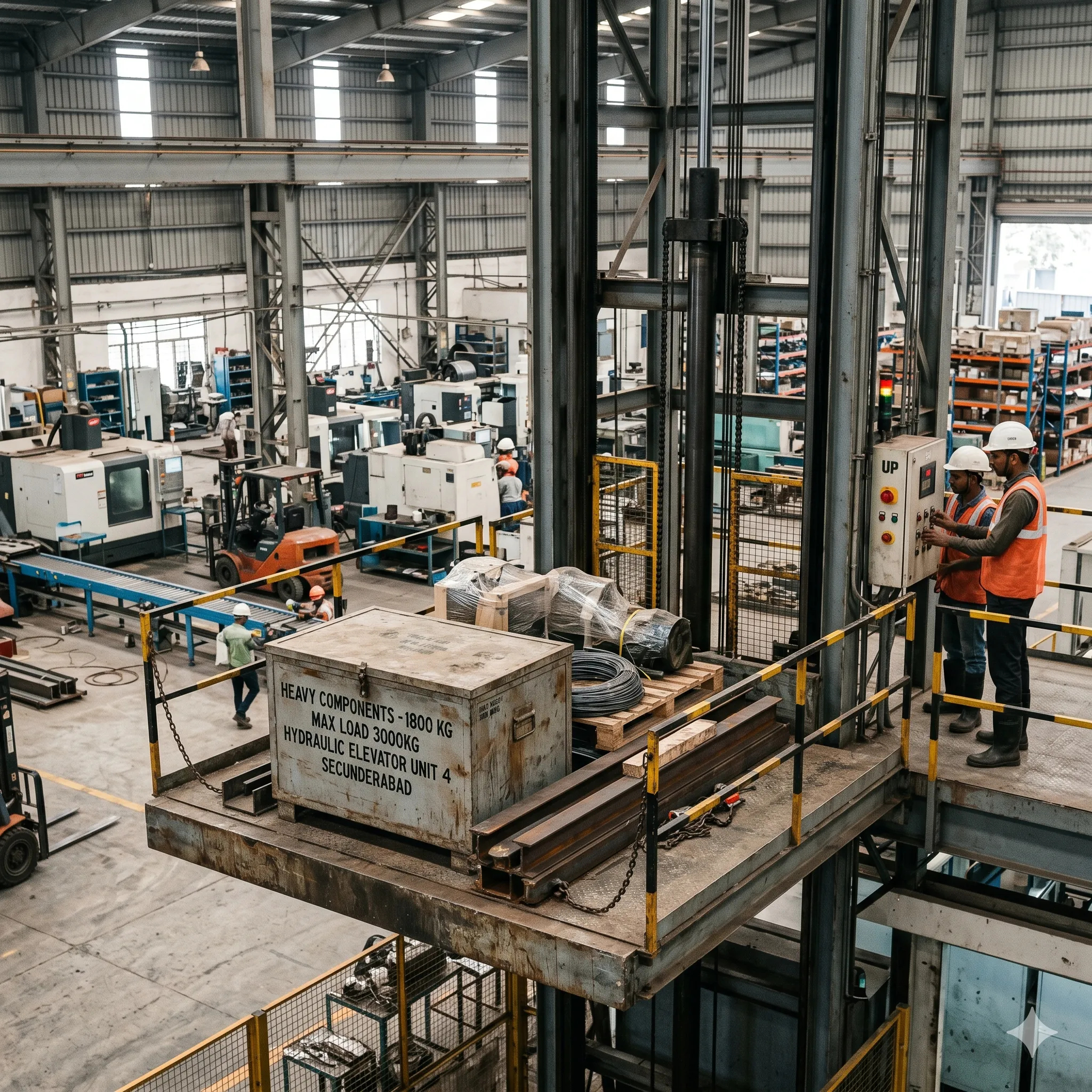 Hydraulic Industrial Elevators